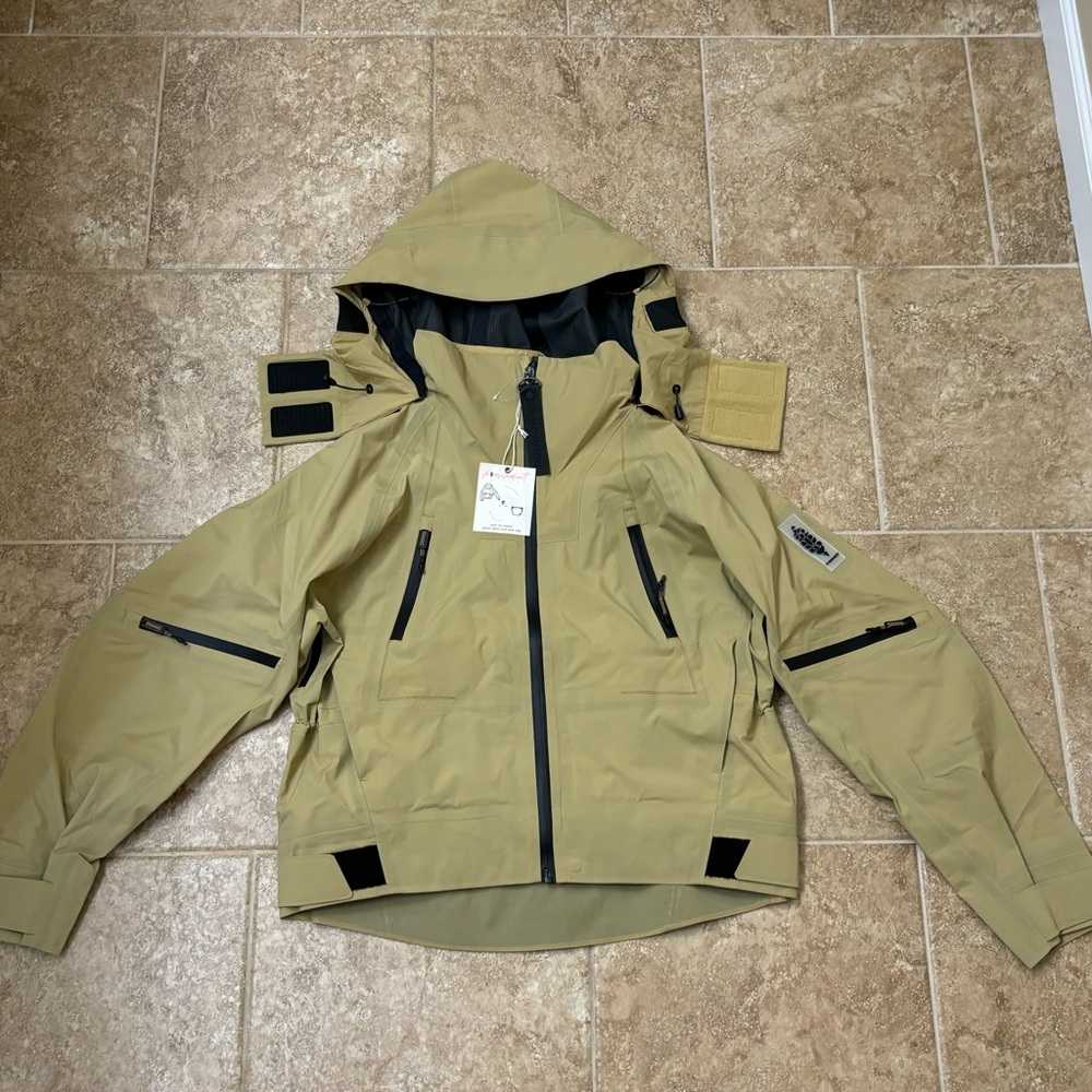 Free People Movement Zephyr Packable Shell Jacket in Tan Size XS
